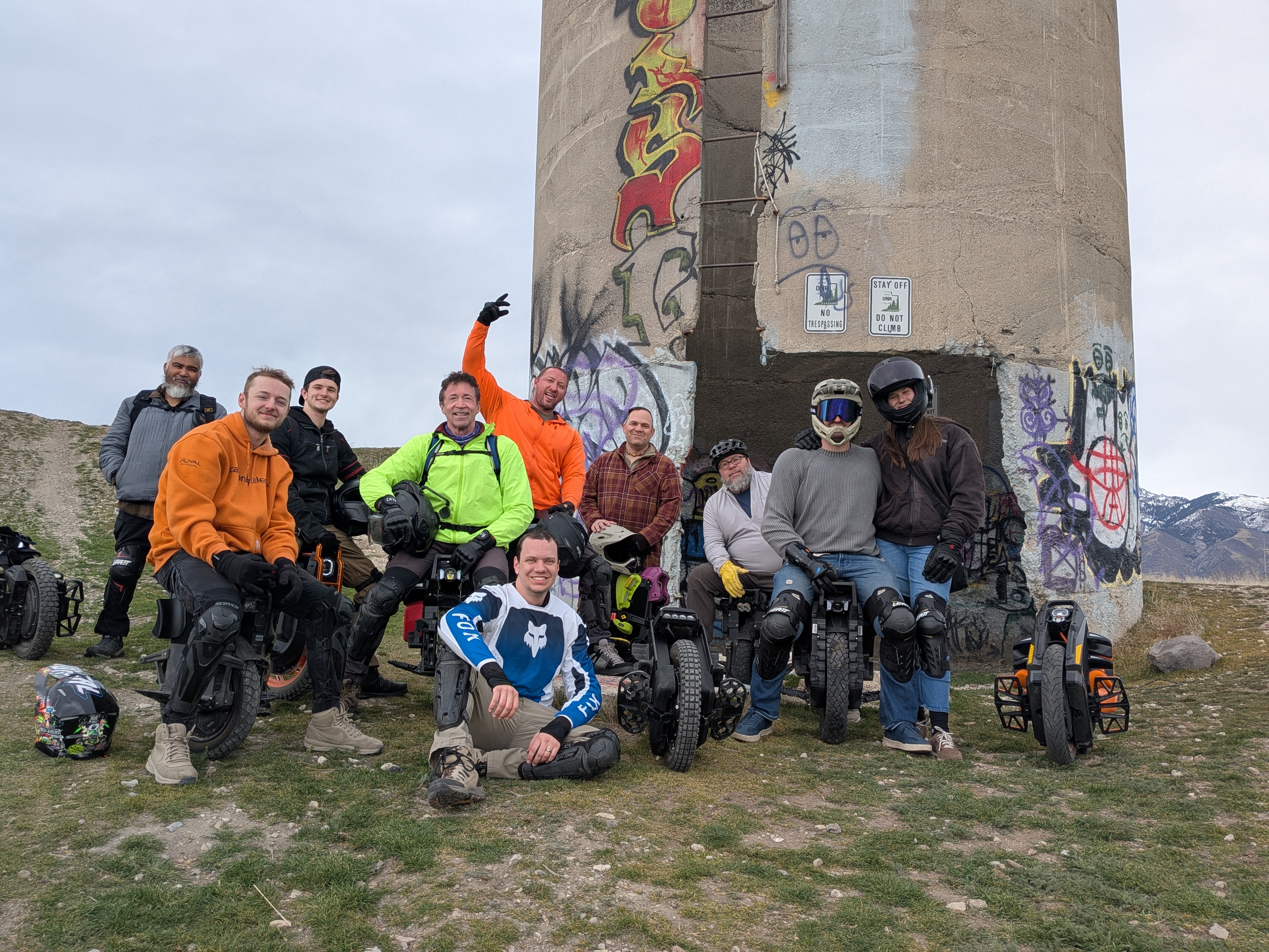 Salt City Balance Foundation riders together